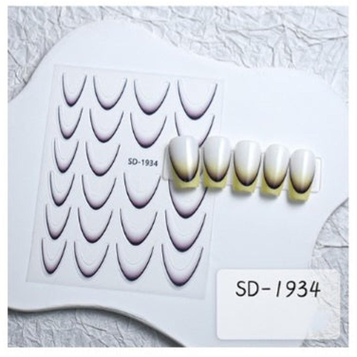 Smile line sticker sd-1934