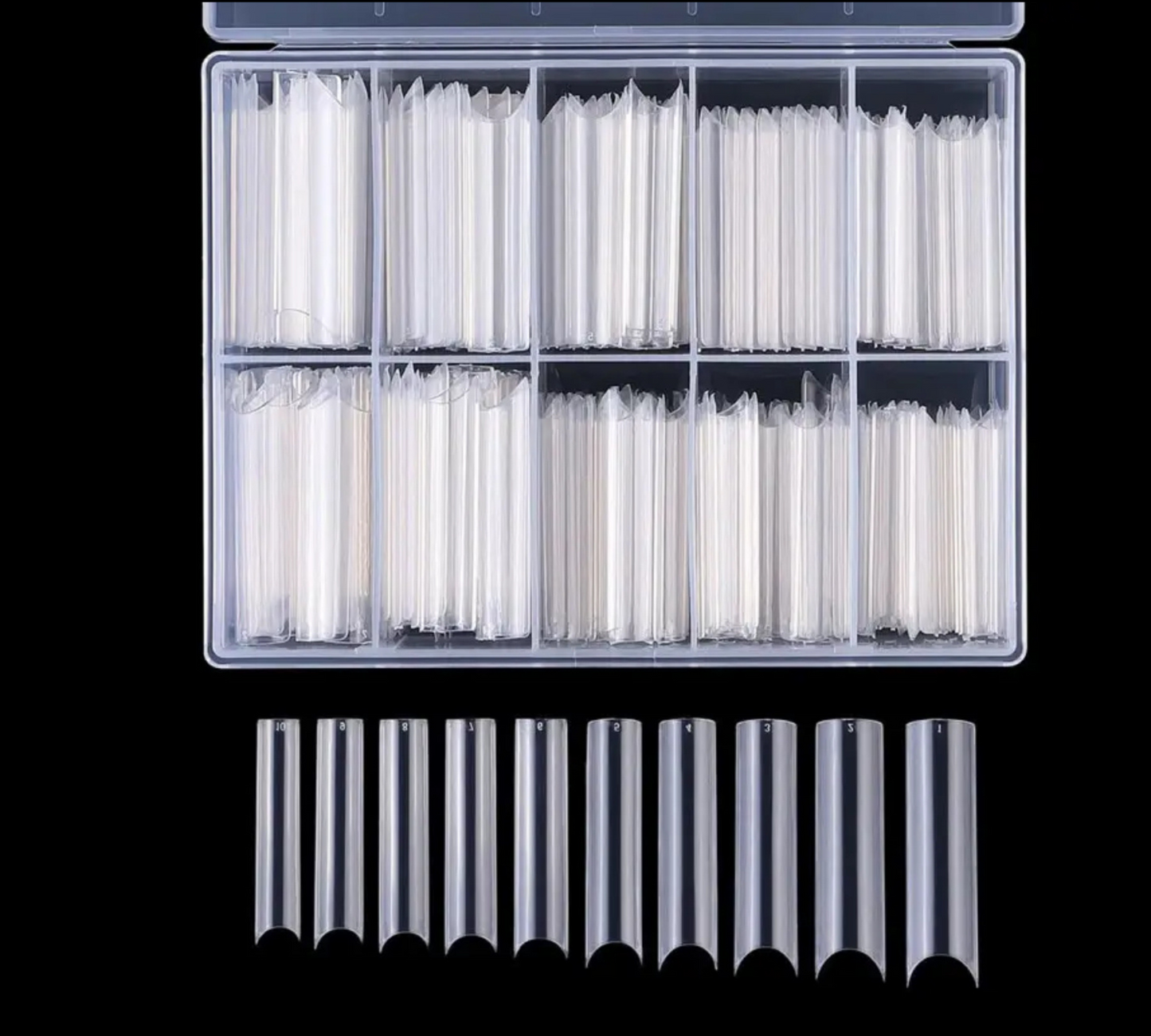 Top Box Square XL Clear | Professionails By Nikki