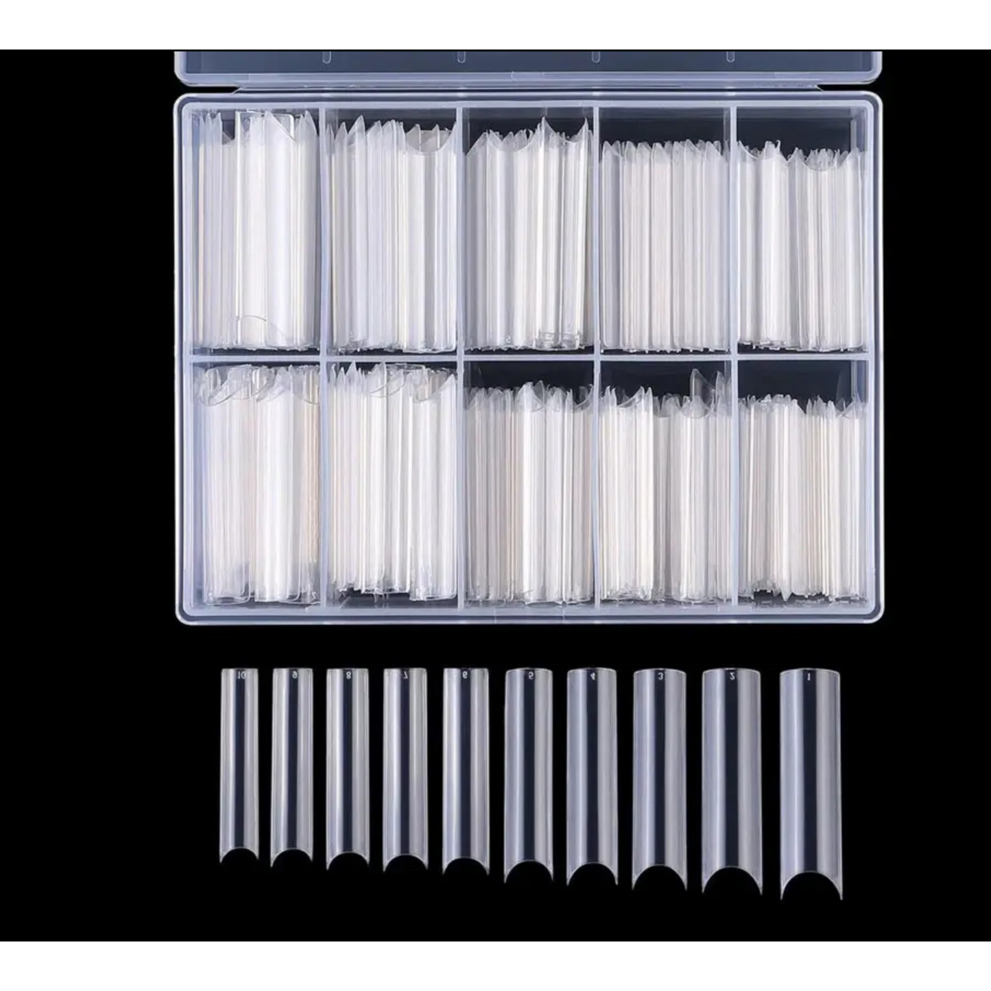 Top Box Square XL Clear | Professionails By Nikki