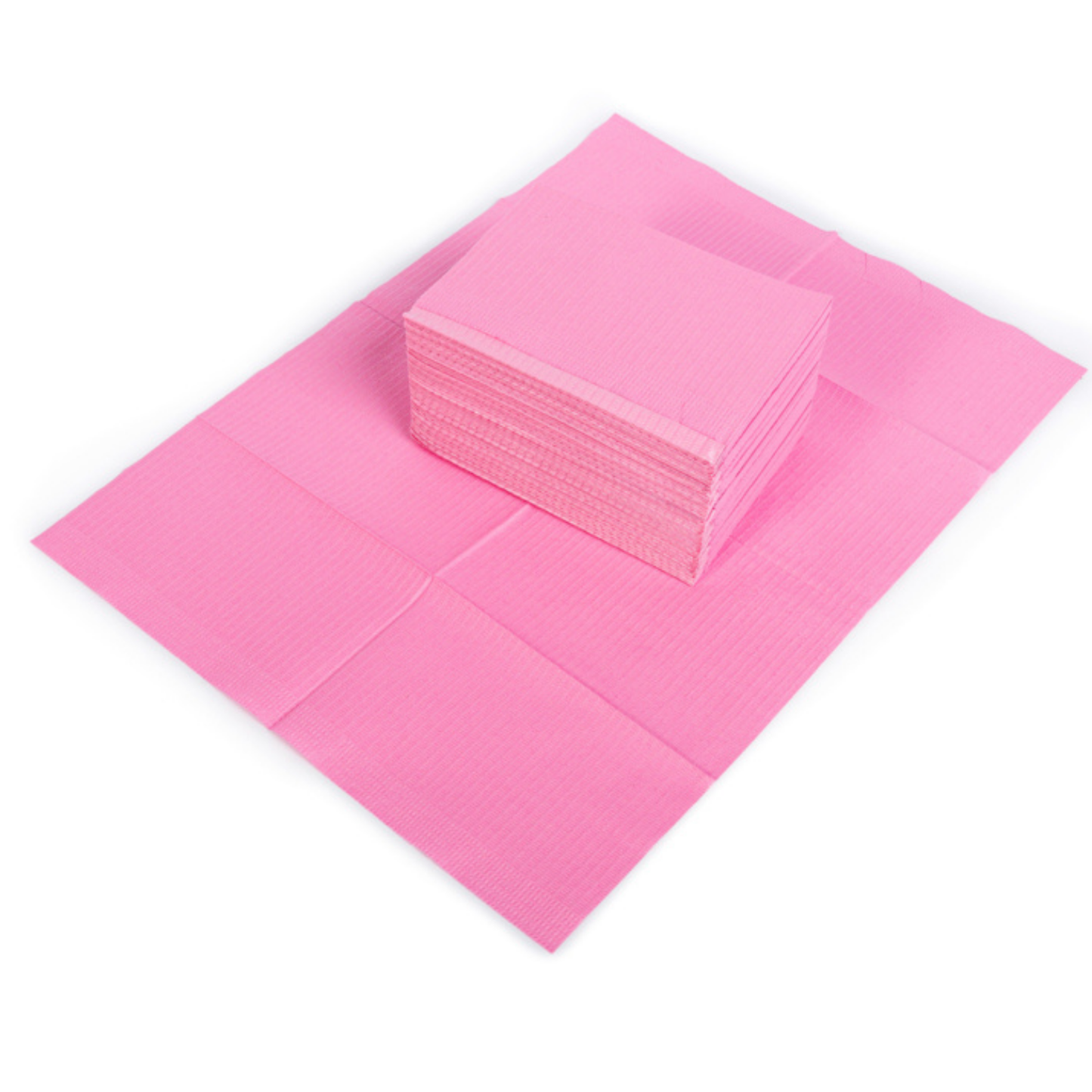 Dental Bibs / Table Towels Roze 125stuks