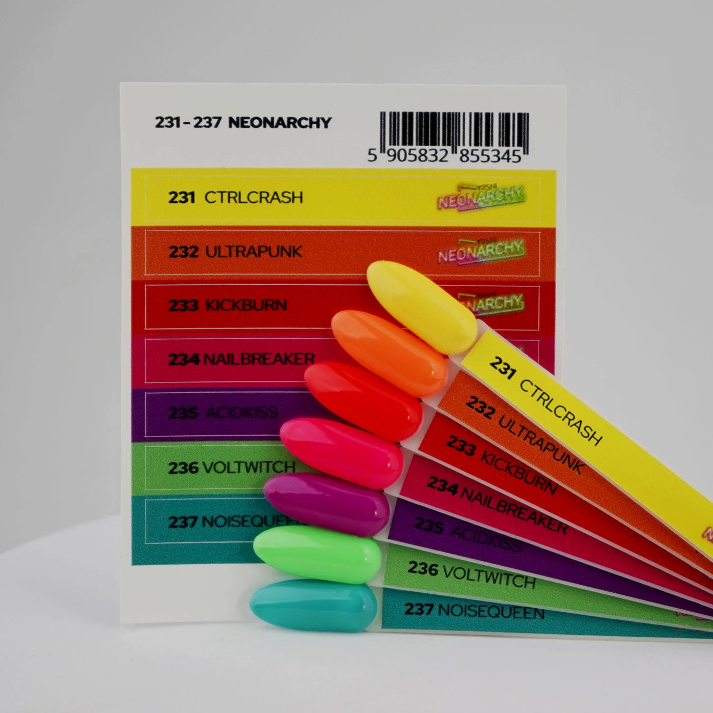 Yoshi Neonarchy Stickers Voor Colourpops – 232-237