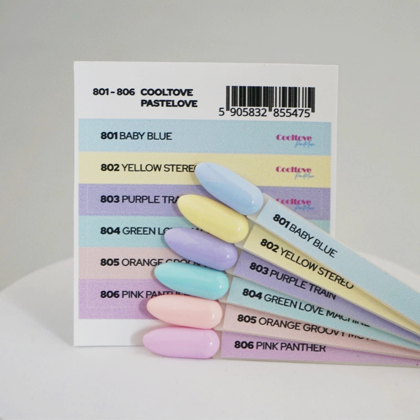 Yoshi Cooltove Pastellove Stickers Voor Colourpops – 801-806