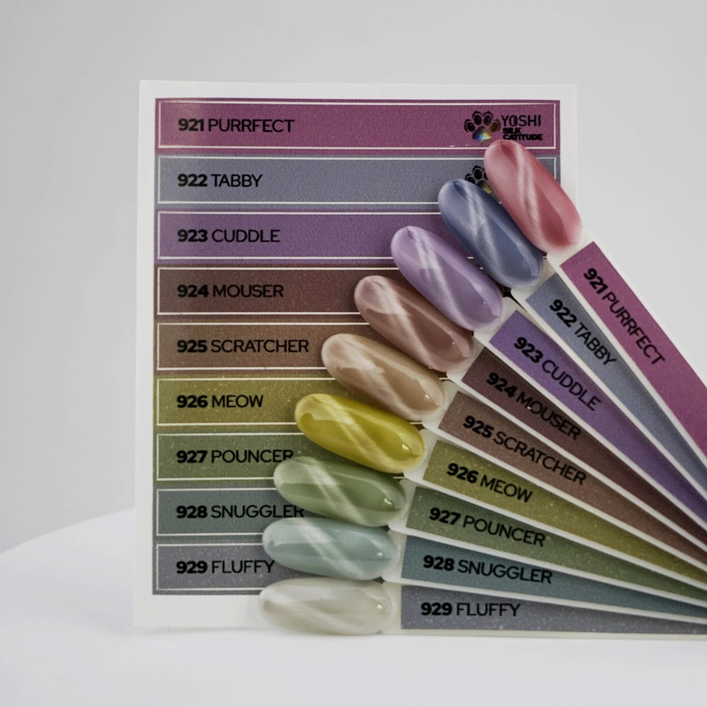 Yoshi Silk Catitude Stickers Voor Colourpops – 921-929