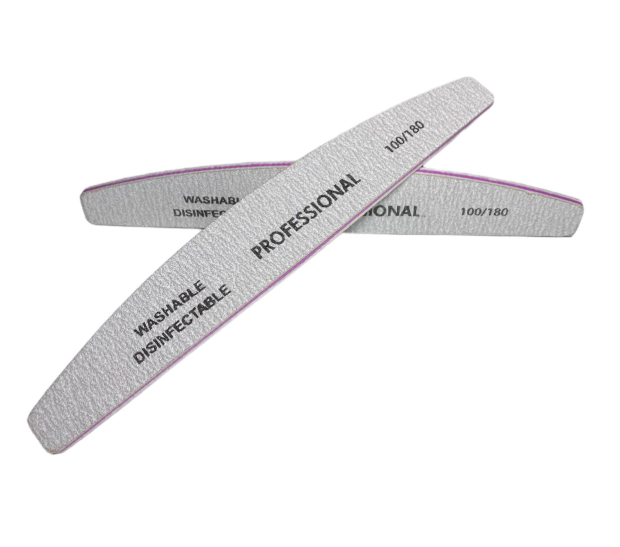 Voordeelverpakking 10x 100/180 Vijl Halfmoon | Professionails By Nikki