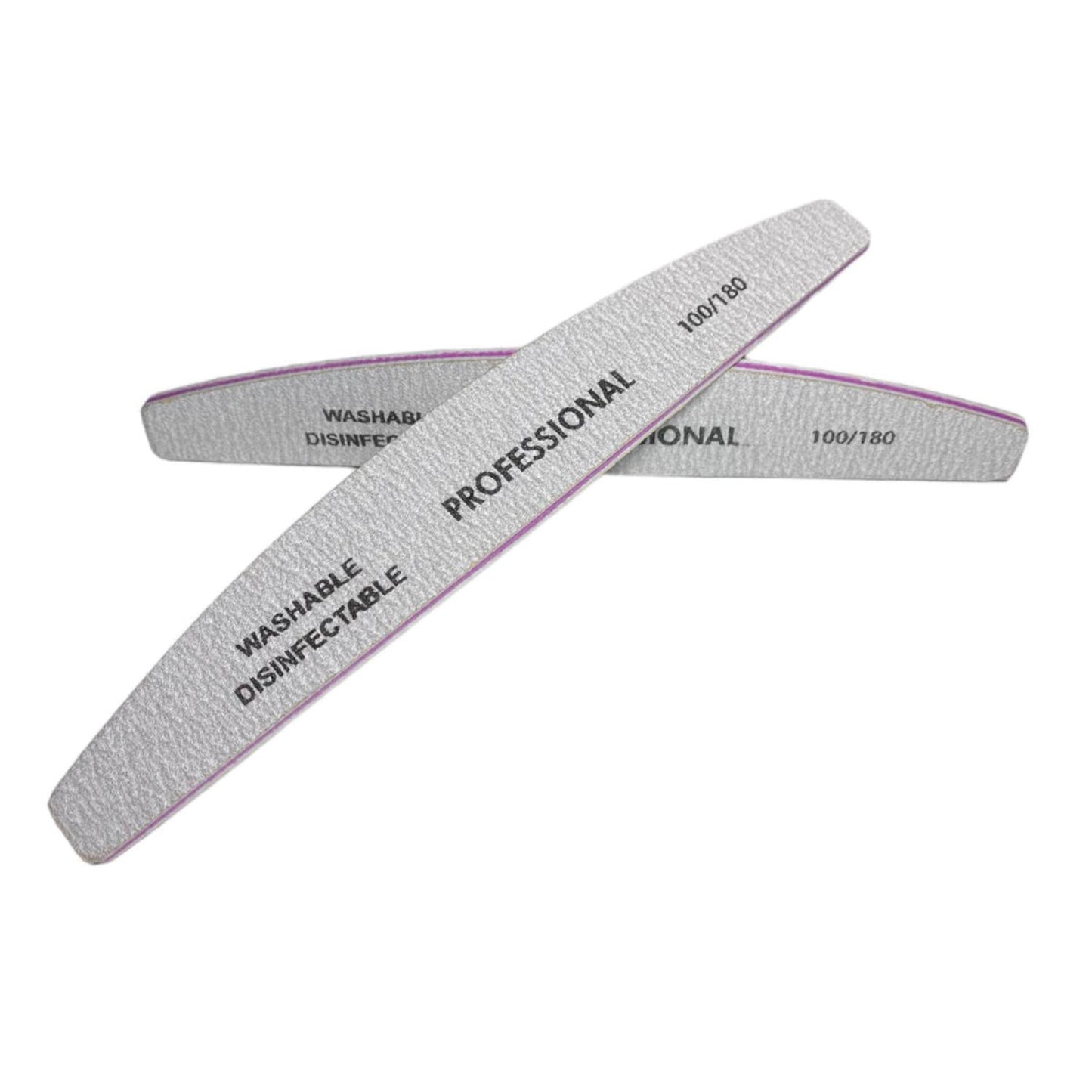 Voordeelverpakking 10x 100/180 Vijl Halfmoon | Professionails By Nikki