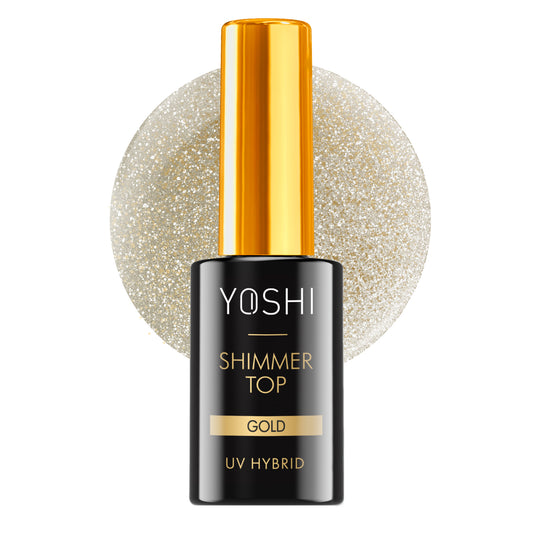 Yoshi Top Coat - Shimmer Gold