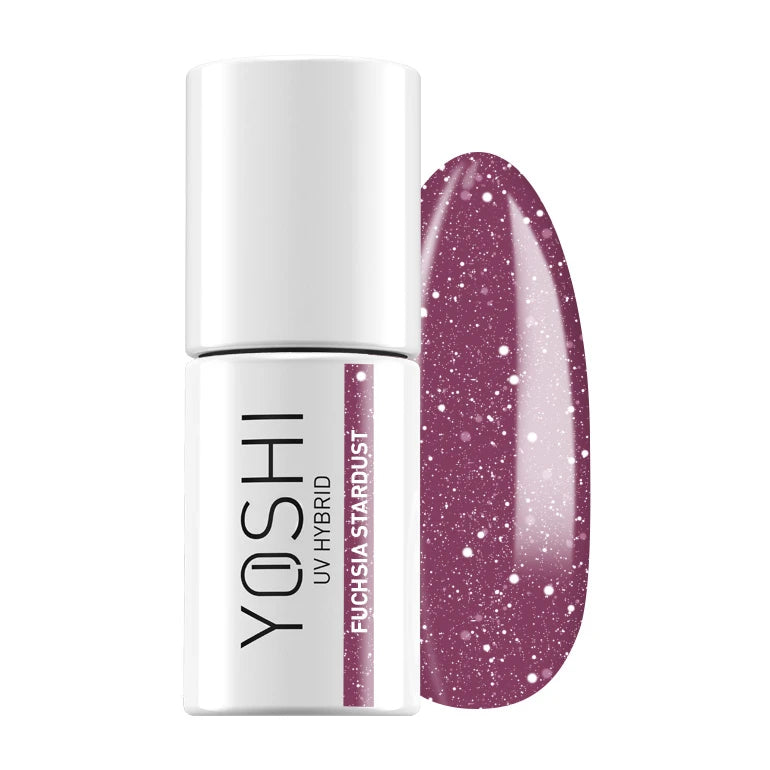 Yoshi Fuchia Stardust Gel Polish 6 ml – 524
