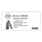 PNS Molding Dual Forms 150 stuks French Almond