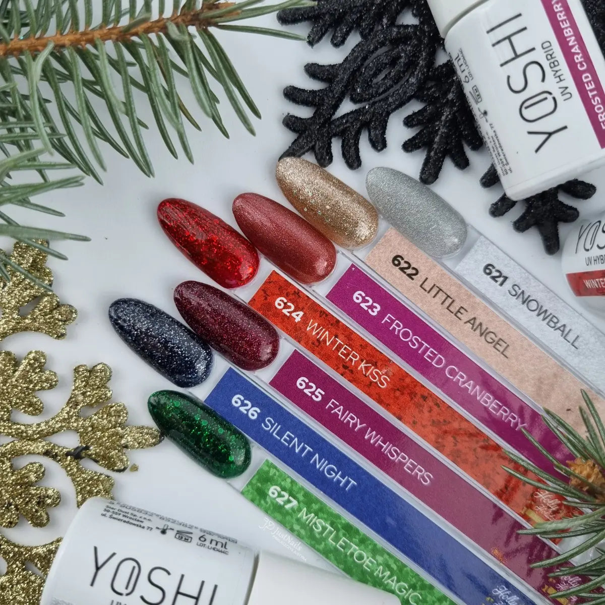 Yoshi Winter Kiss Gel Polish 6 ml – 624