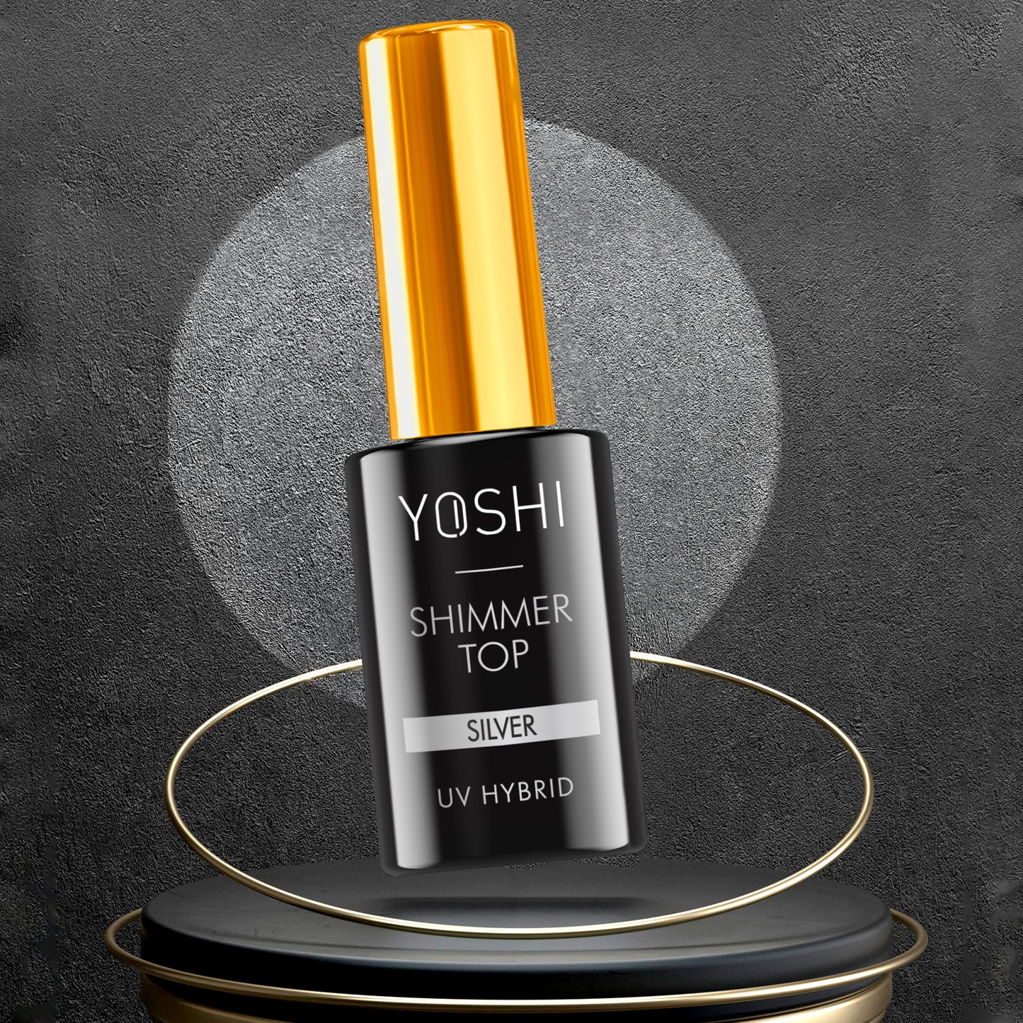 Yoshi Top Coat - Shimmer Silver