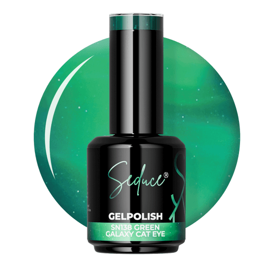 SN138 8D Green Galaxy Cat Eye | HEMA Free