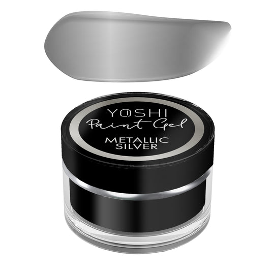 Yoshi Paint Gel – Metallic Silver – 5 ml