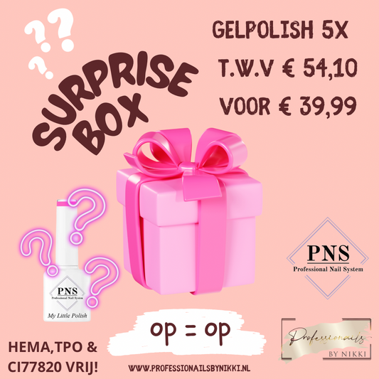 Surprise Box Gelpolish t.w.v. €54,10