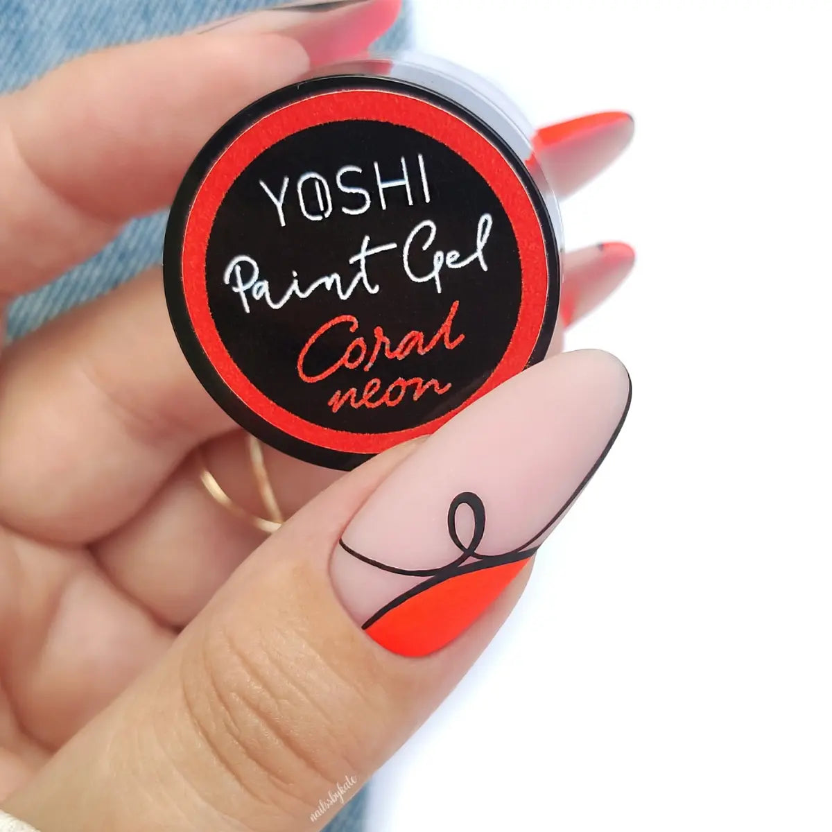 Yoshi Paint Gel – Coral Neon – 5 ml