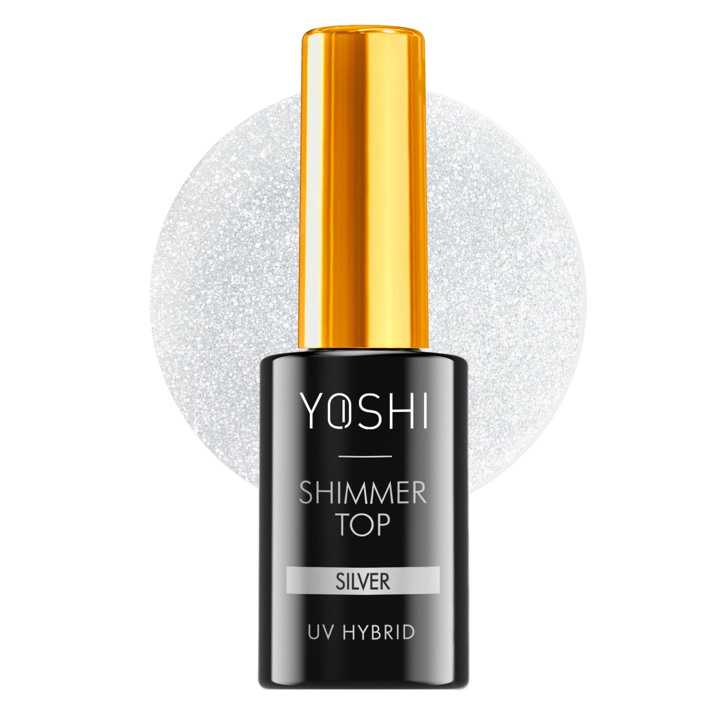 Yoshi Top Coat - Shimmer Silver