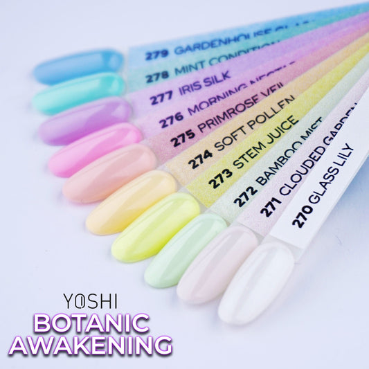 Yoshi Botanic Awakening – 270 t/m 279 + Gratis Colourpop Stickers