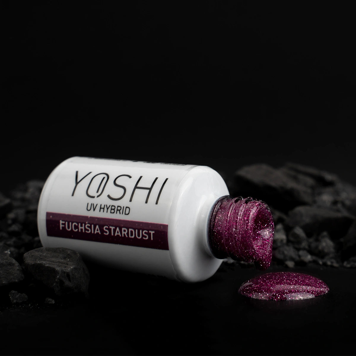Yoshi Fuchia Stardust Gel Polish 6 ml – 524