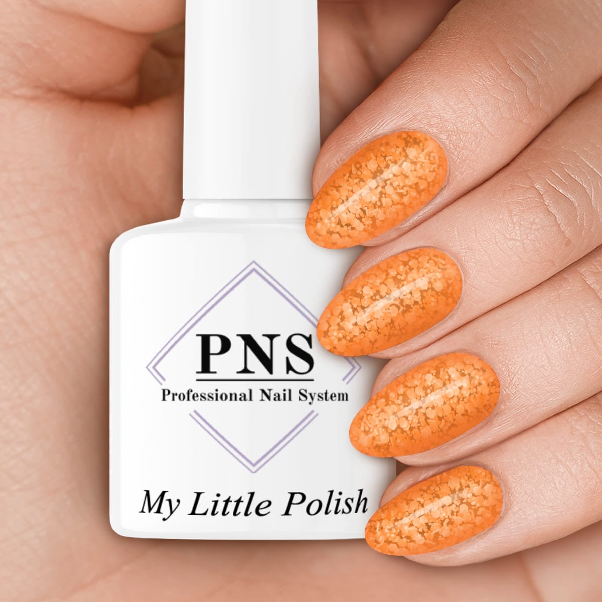My Little Polish Confetti Orange