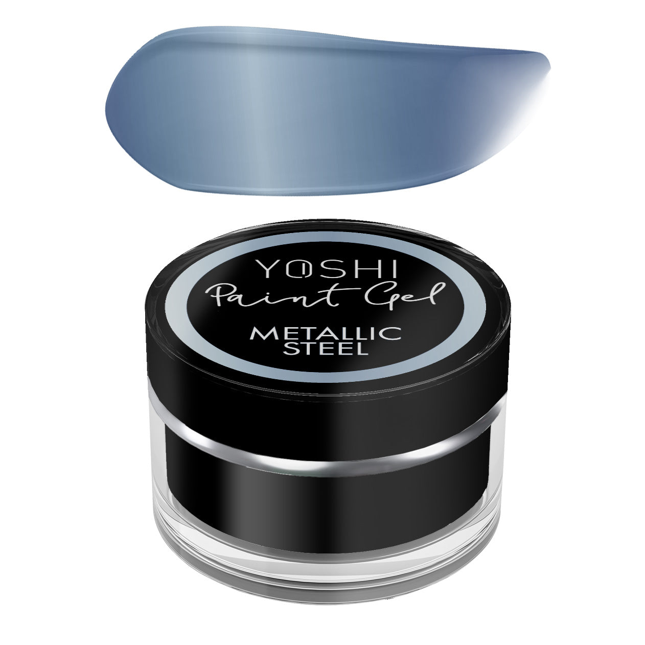 Yoshi Paint Gel – Metallic Steel – 5 ml
