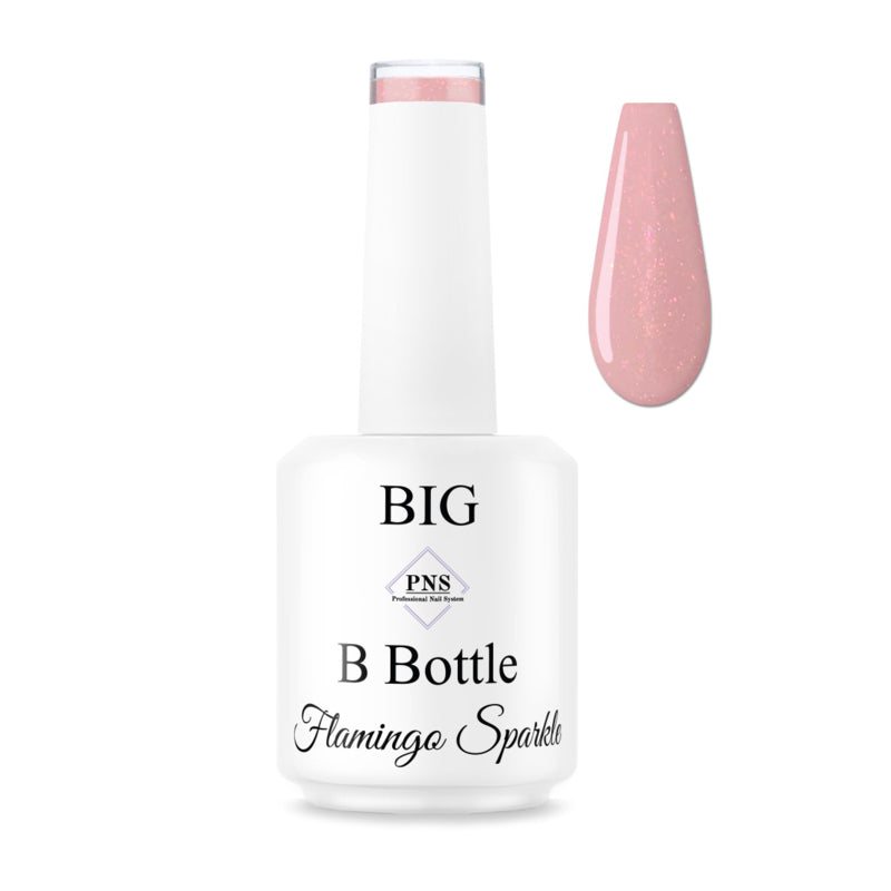 PNS Big B Bottle BIAB - Flamingo Sparkle