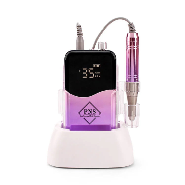 PNS Nail Drill Cordless Purple/Pink