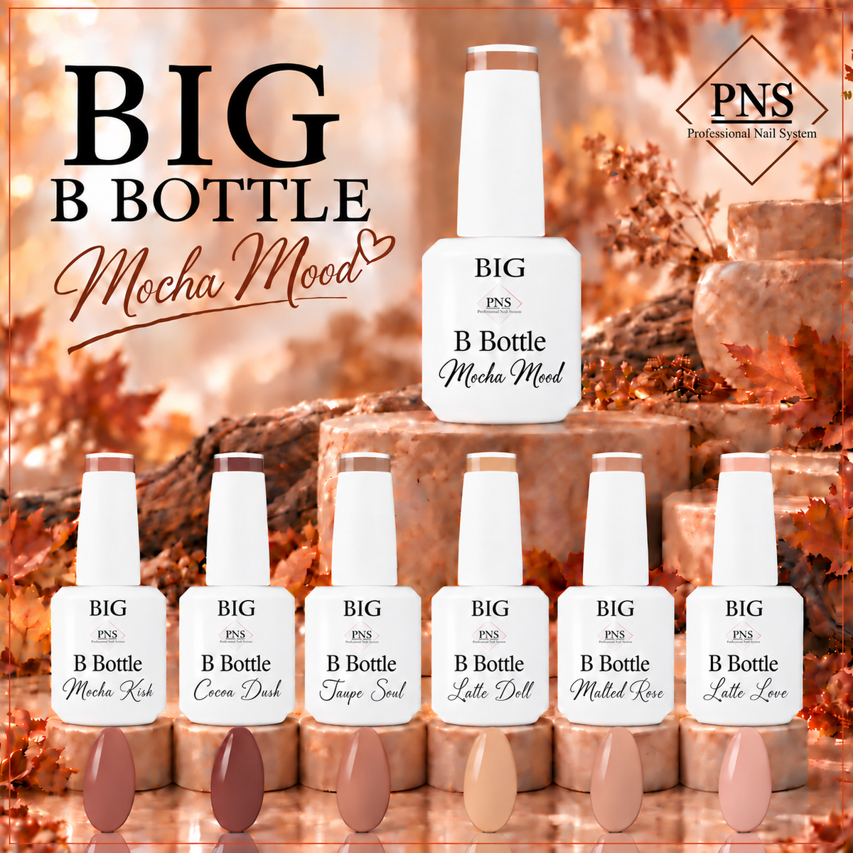 PNS Big B Bottle BIAB Mocha Mood Collection