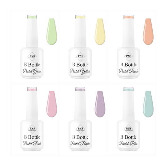 B Bottle Pastel Set van 6