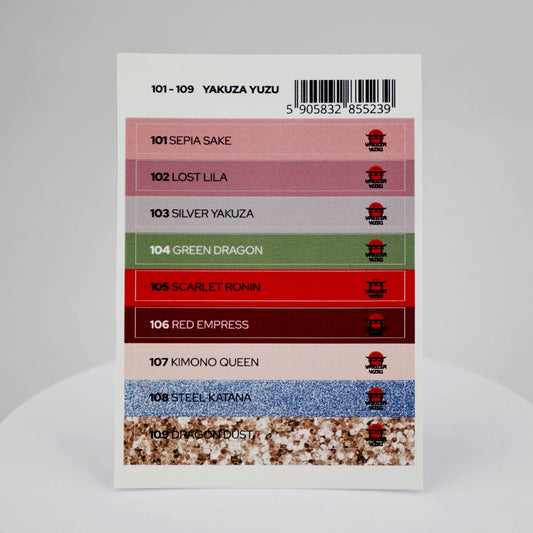 Yoshi Yakuza Yuzu Stickers Voor Colourpops – 101–109