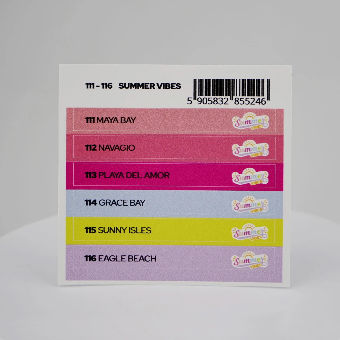 Yoshi Summer Vibes Stickers Voor Colourpops – 111–116