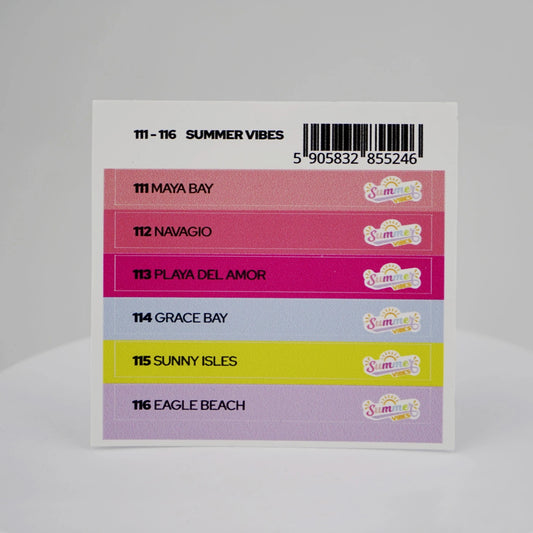 Yoshi Summer Vibes Stickers Voor Colourpops – 111–116