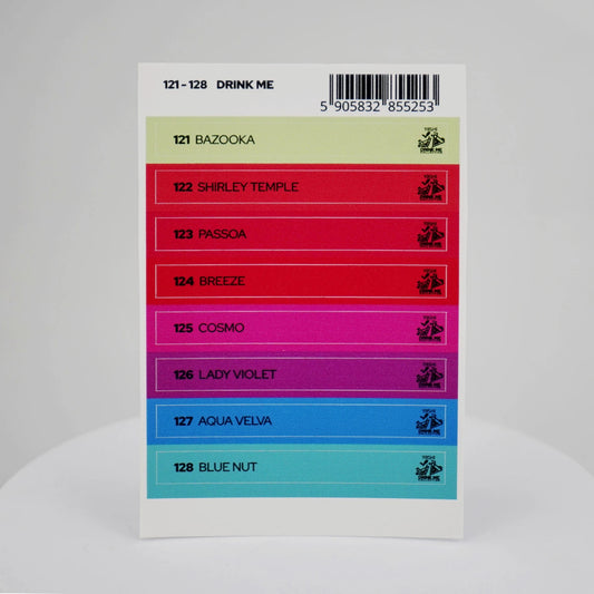 Yoshi Drink Me Stickers Voor Colourpops – 121–128