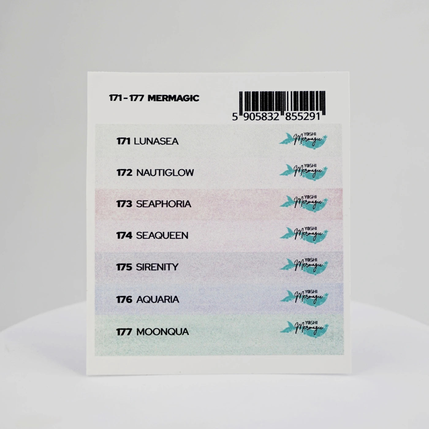 Yoshi Mermagic Stickers Voor Colourpops – 171–177