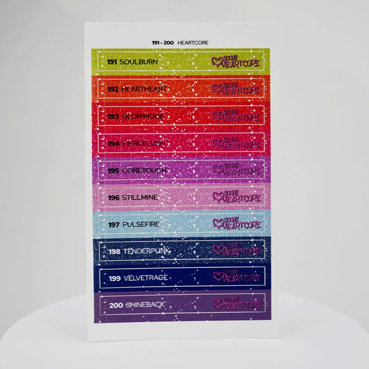 Yoshi Heartcore Stickers Voor Colourpops – 191–200