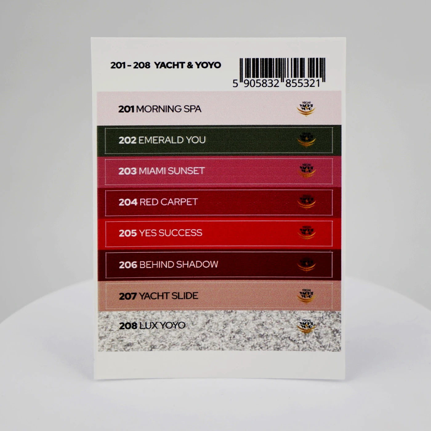 Yoshi Yacht & Yoyo Stickers Voor Colourpops – 201-208