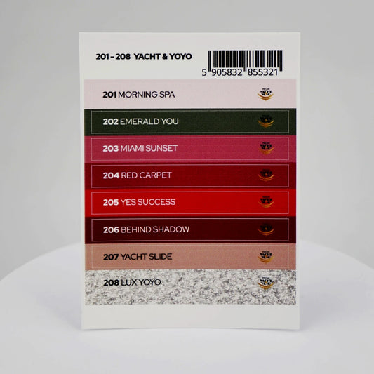 Yoshi Yacht & Yoyo Stickers Voor Colourpops – 201-208