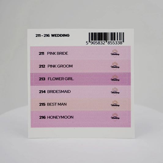 Yoshi Wedding Party Stickers Voor Colourpops – 211-216