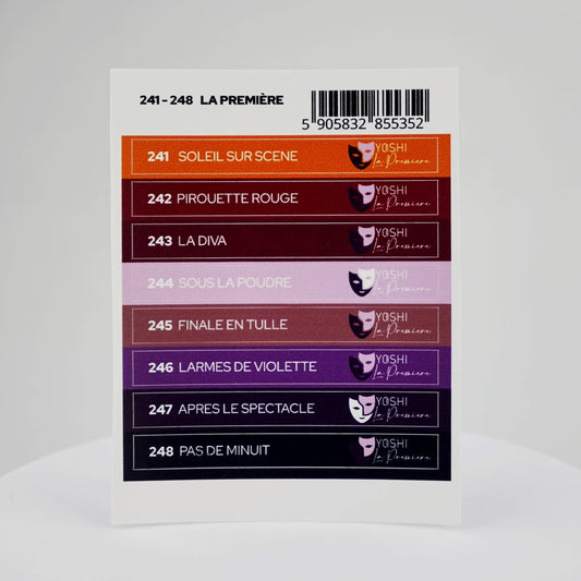 Yoshi La Premiére Stickers Voor Colourpops – 241-248