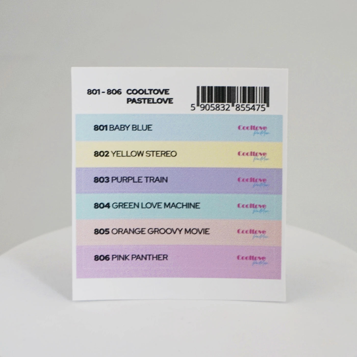 Yoshi Cooltove Pastellove Stickers Voor Colourpops – 801-806