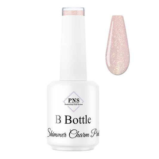 PNS B Bottle Shimmer Charm Pink
