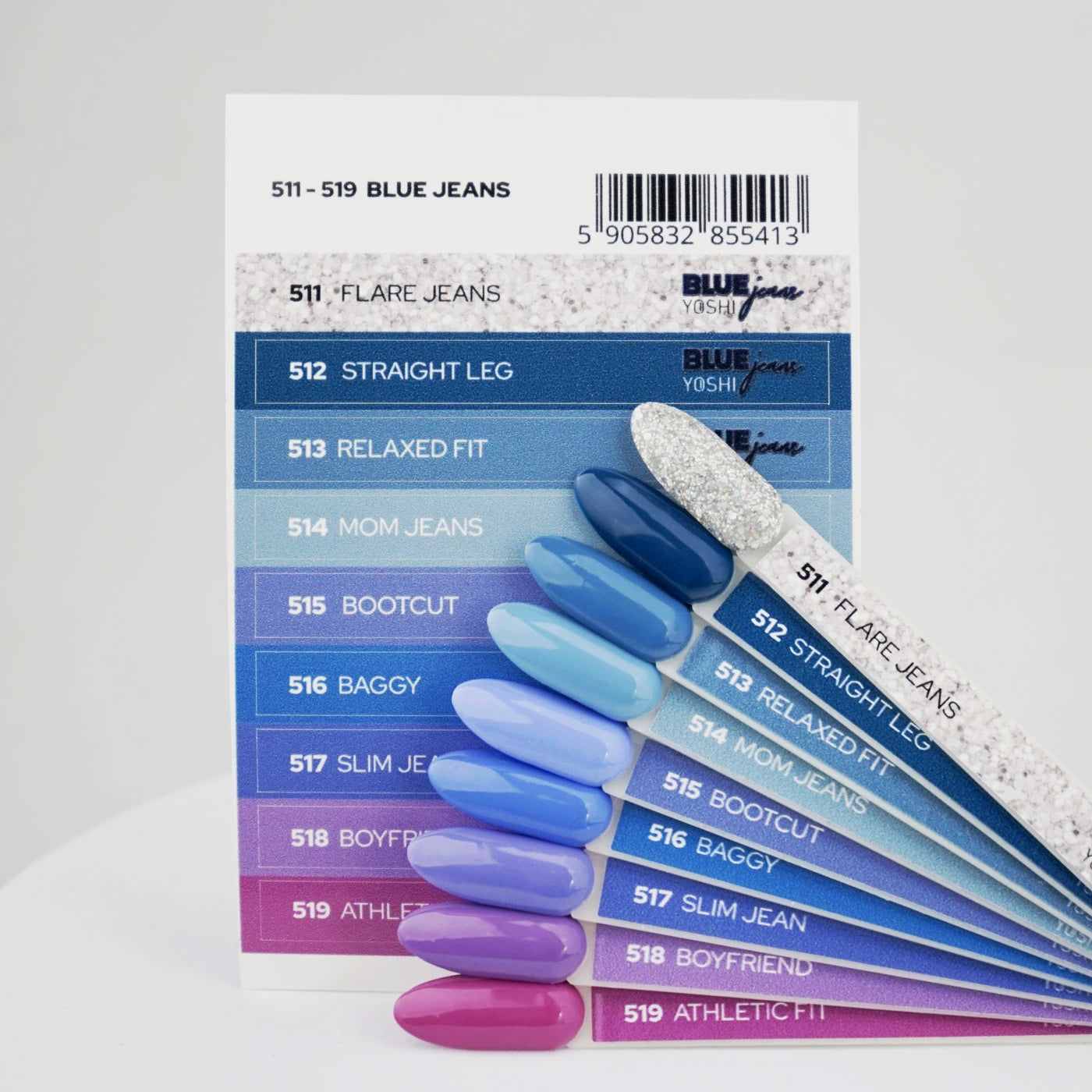 Yoshi Blue Jeans Stickers Voor Colourpops – 511-519