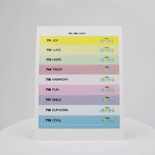 Yoshi Happy Stickers Voor Colourpops – 711-719