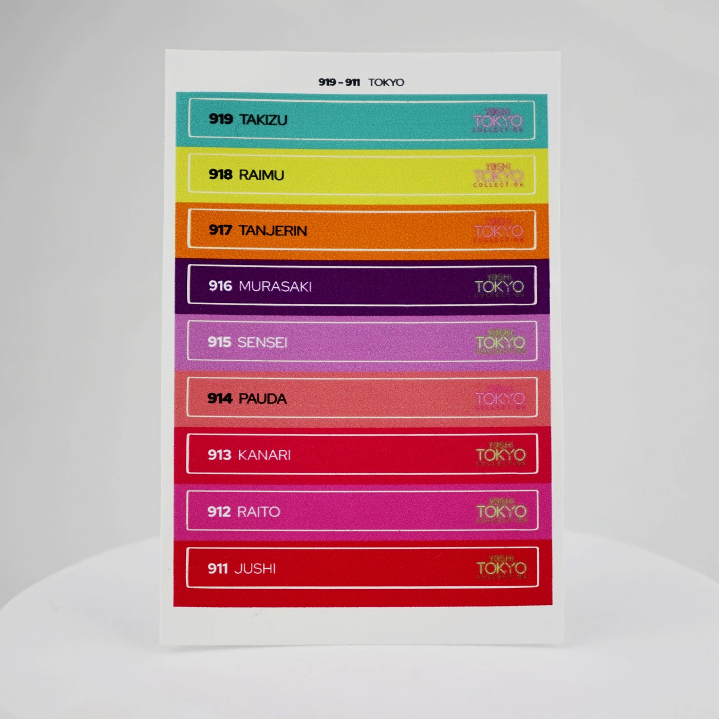 Yoshi Tokyo Stickers Voor Colourpops – 911-919