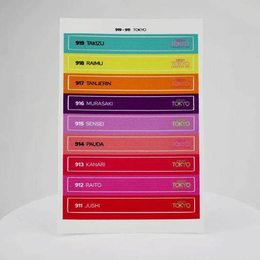 Yoshi Tokyo Stickers Voor Colourpops – 911-919