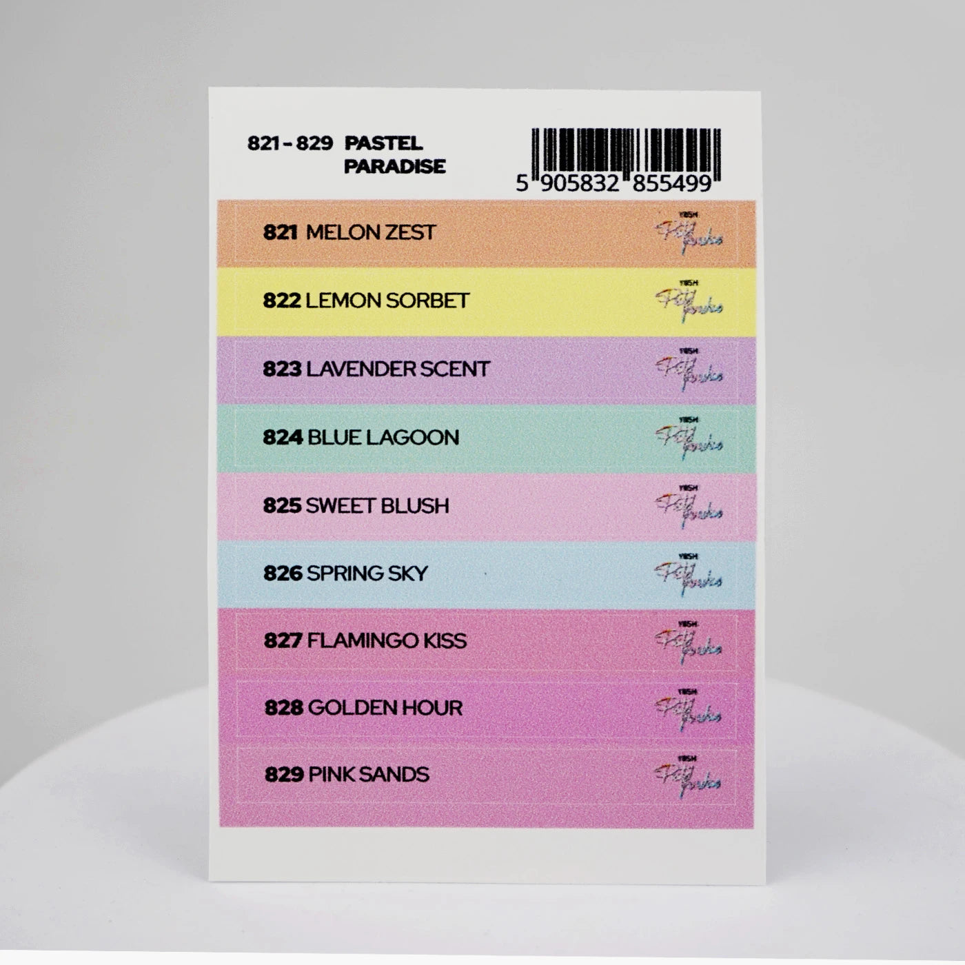 Yoshi Pastel Paradise Stickers Voor Colourpops – 821-829