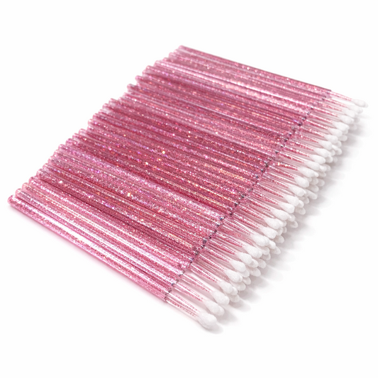 Micro Brushes 100 Stuks Glitter | Professionails By Nikki