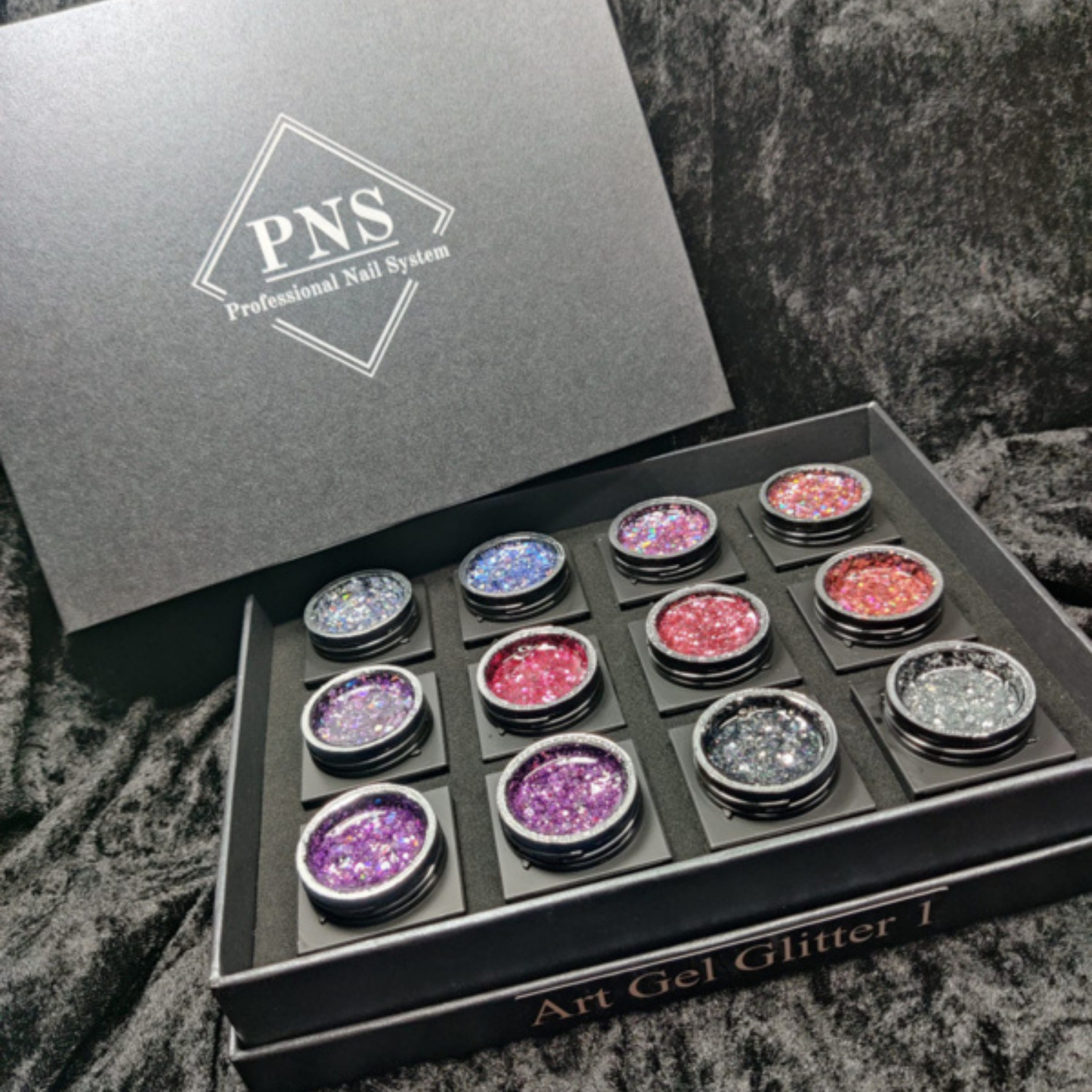 PNS Art Gel Glitter 1 t/m 12 Collection Box No.1
