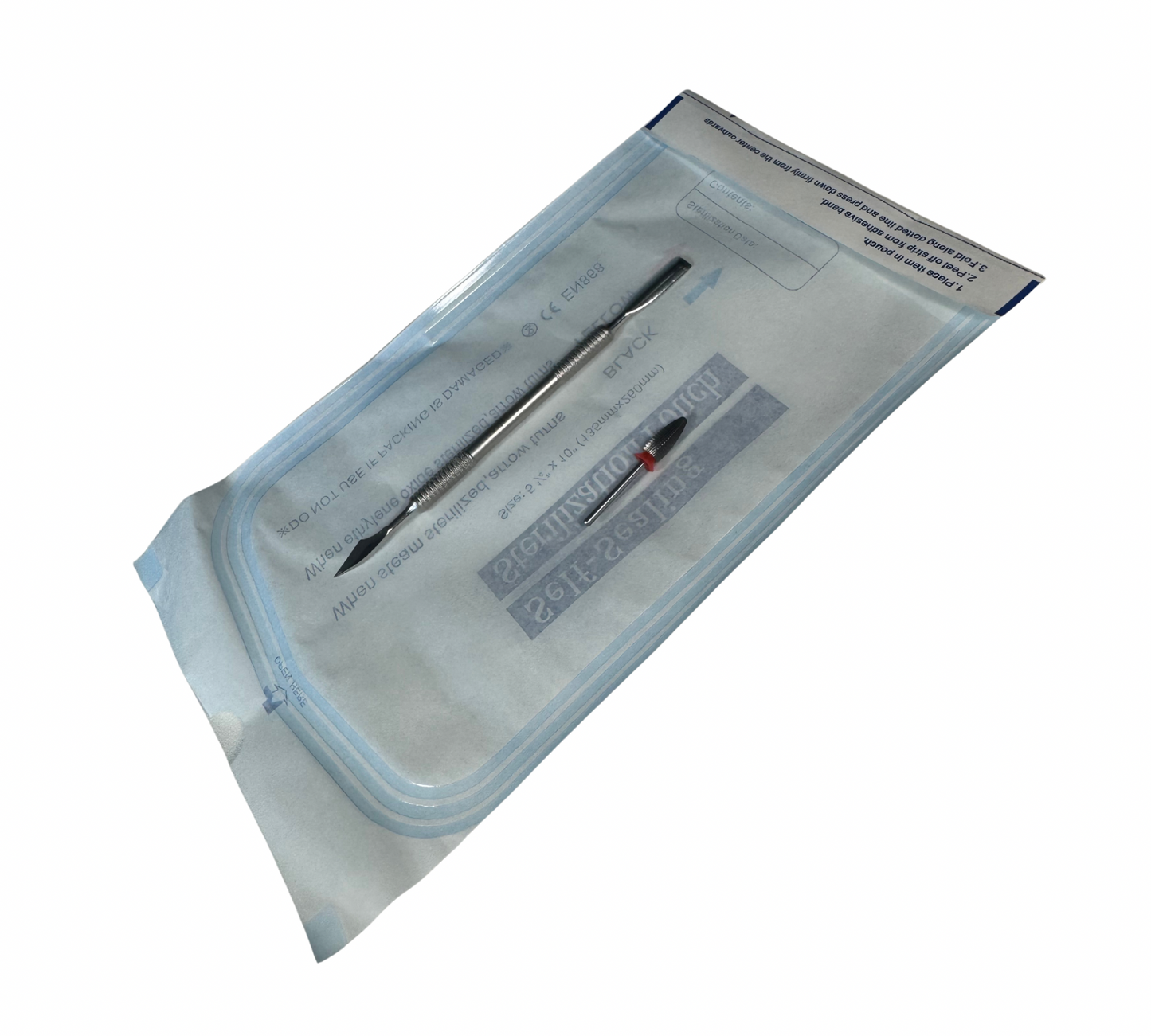 Zelfsluitende sterilisatie zakjes 135x260mm 10 stuks