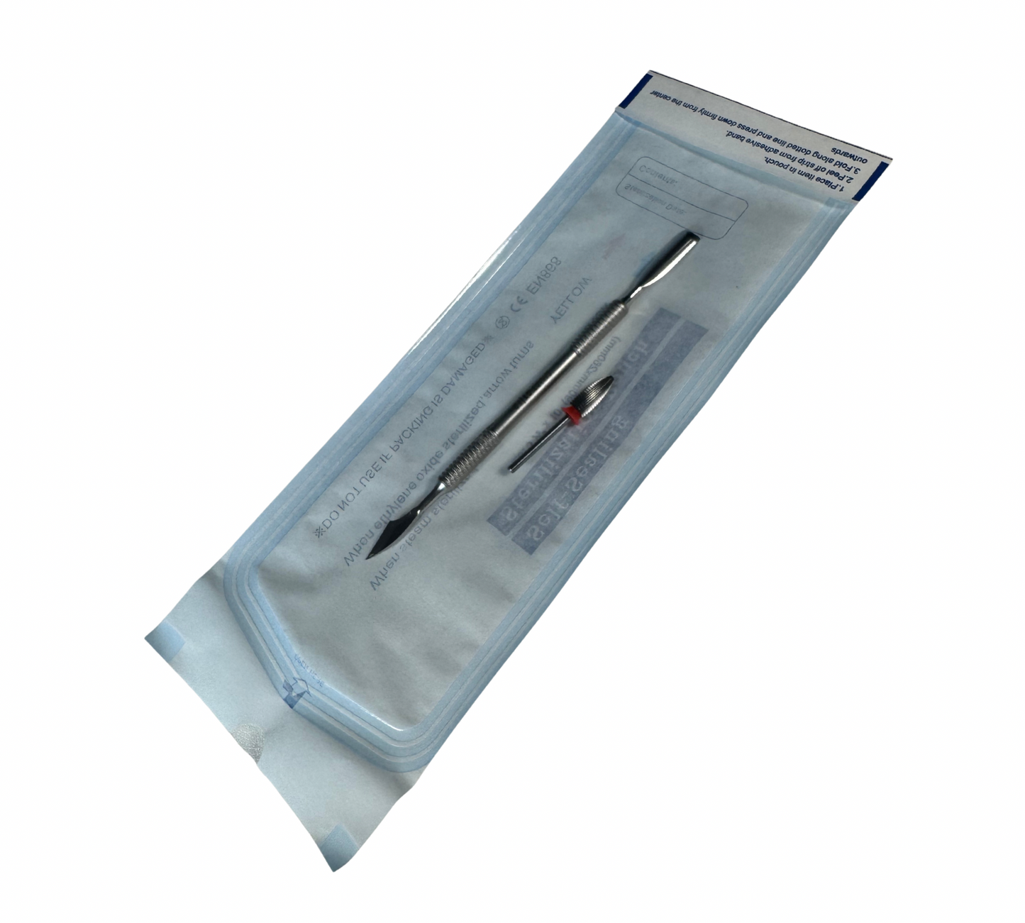 Zelfsluitende sterilisatie zakjes 90x260mm 10 stuks