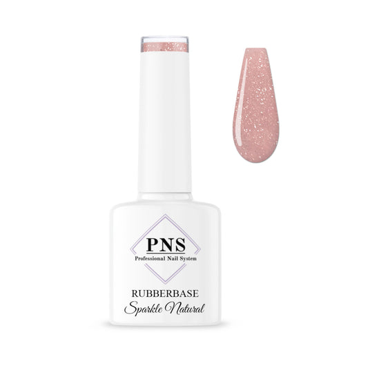 PNS Rubberbase Sparkle Natural 7ml