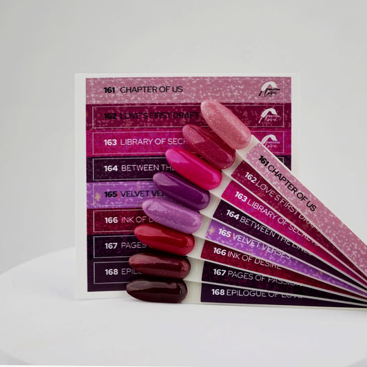 Yoshi Written In Love Collection – 161 t/m 168 + Gratis Colourpop Stickers